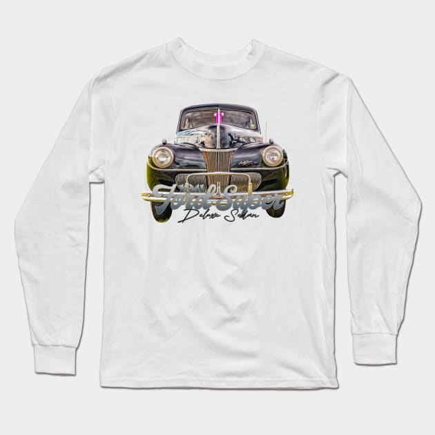 1941 Ford Super Deluxe Sedan Long Sleeve T-Shirt by Gestalt Imagery